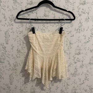 Princess Polly White Lace Skirt Size 4 NEW WITH TAGS